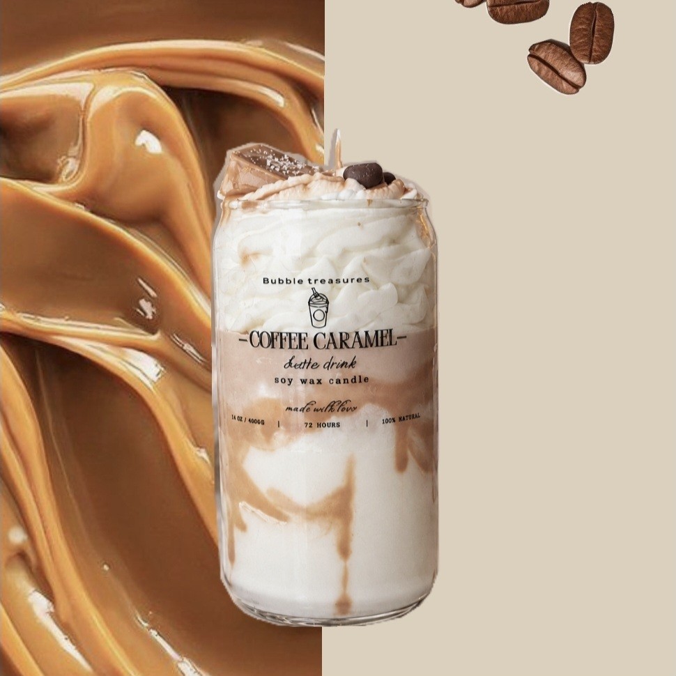 Coffee caramel latte drink Coffee caramel latte drink
