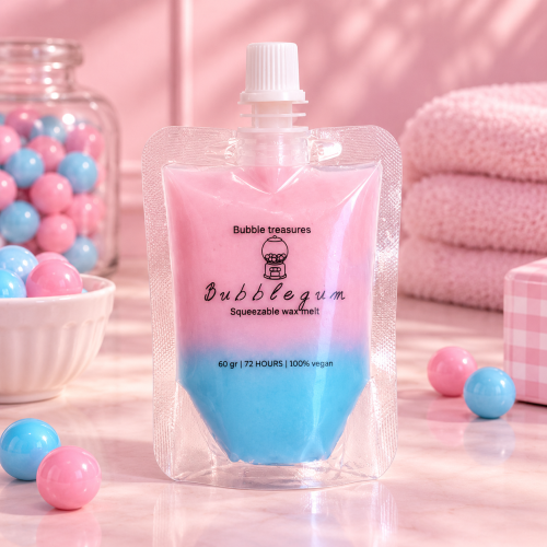 Bubblegum squeezable wax melt 60 gr