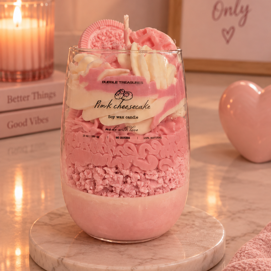 Pink cheesecake 