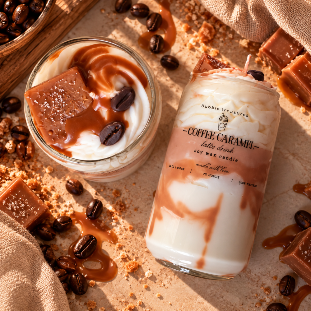Coffee caramel latte drink Coffee caramel latte drink