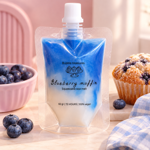 Blueberry muffin squeezable wax melt 60 gr