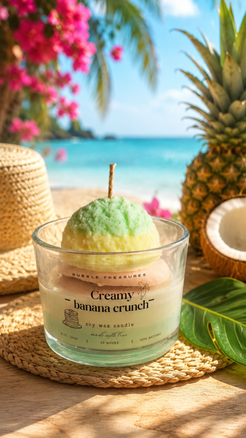 Mini creamy banana crunch