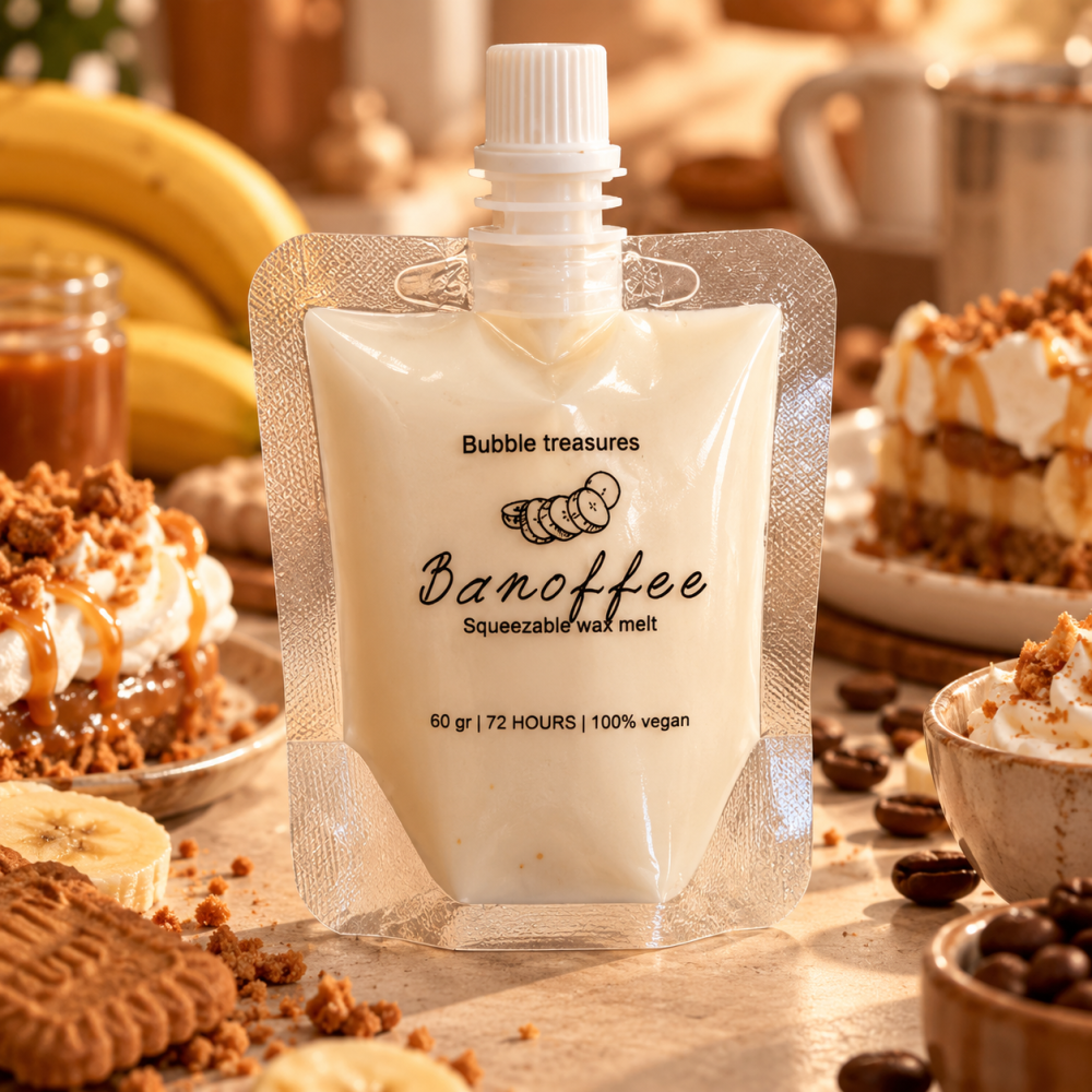 Banoffee squeezable wax melt 60 gr