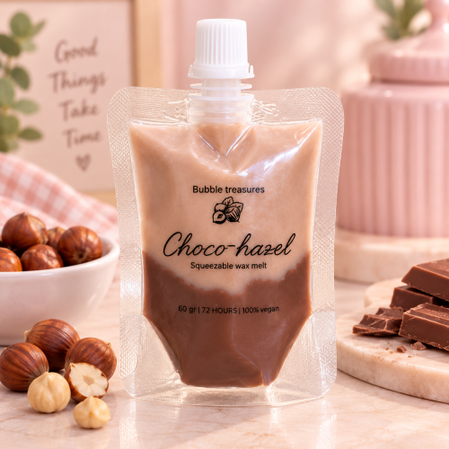 " Choco-hazelnut " squeezable wax melt 60 gr